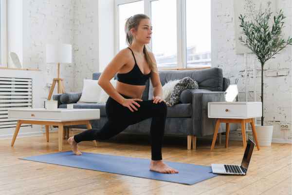 Woman exercising confidently after femiwand treatment Eastleigh 