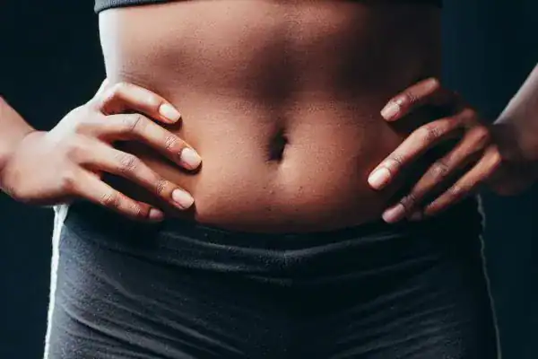 Image of a toned stomach after non surgical treatment Eastleigh 