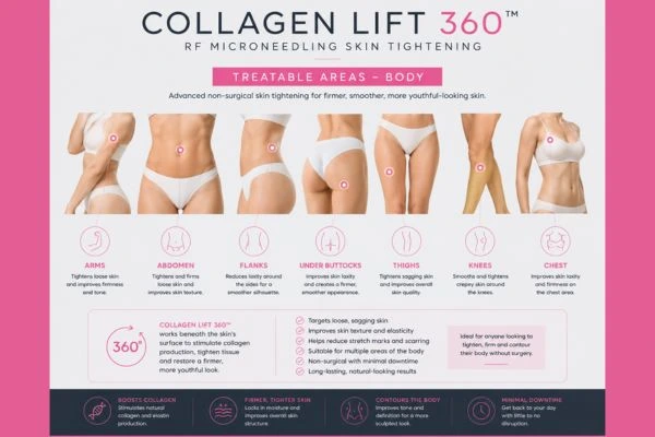 Collagen Lift 360 Eastleigh  for areas of the body.