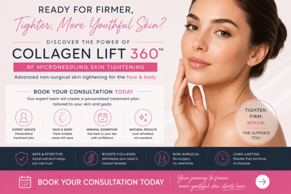 Book your collagen lift 360 Eastleigh  today